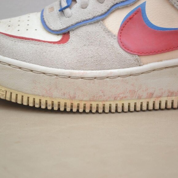 Nike Women's Air Force 1 AF1 Shadow Size 10 Pre Owned - Picture 3 of 8